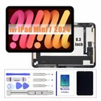 ZTR for iPad mini 7 7th 8.3" 2024 LCD Screen Replacement LCD Display for A2993 A2995 A2996 Digitizer Assembly and Glass Touch Digitizer Premium Repair Kit