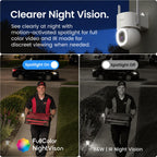 aosu D1 Max, 4-Cam Kit, 4K Solar Security Cameras System Wireless Outdoor