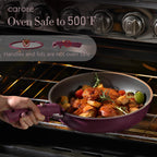 CAROTE 38pcs Pots and Pans Set with Knife, Detachable Handle Cookware
