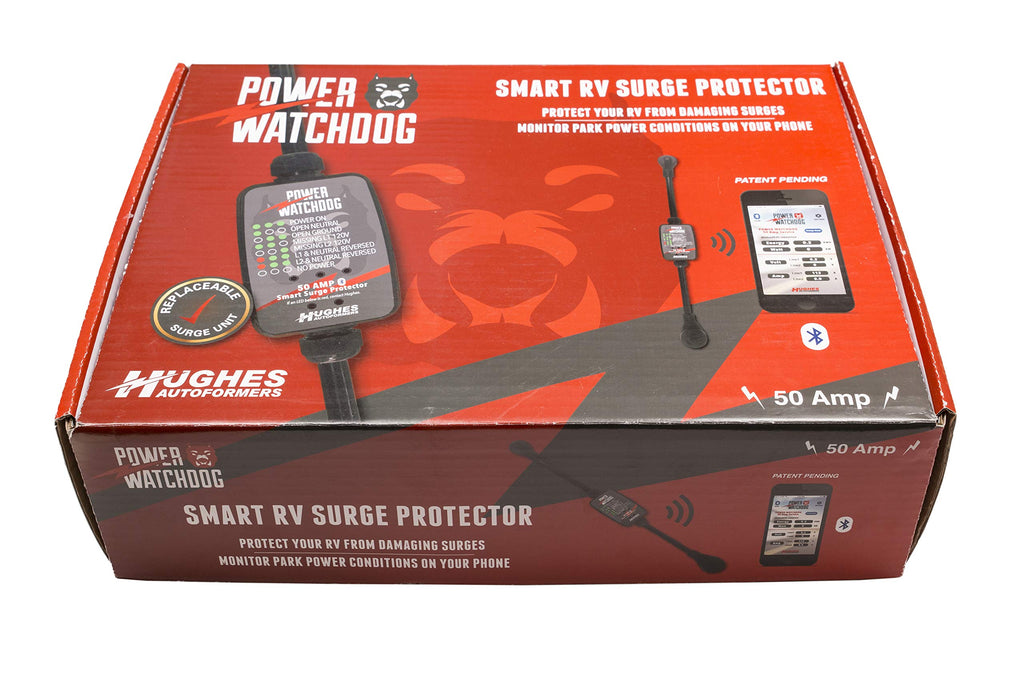 Power Watchdog PWD50 Smart RV Surge Protector, 50A, Bluetooth, IP65