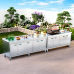 WWK 70" x 21" Stainless Steel Cabinet with 304 Stainless Steel Tabletop