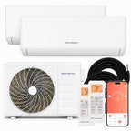 Classic America 12000 BTU Mini Split Heat Pump & AC 19 SEER2 115V 16ft Kit