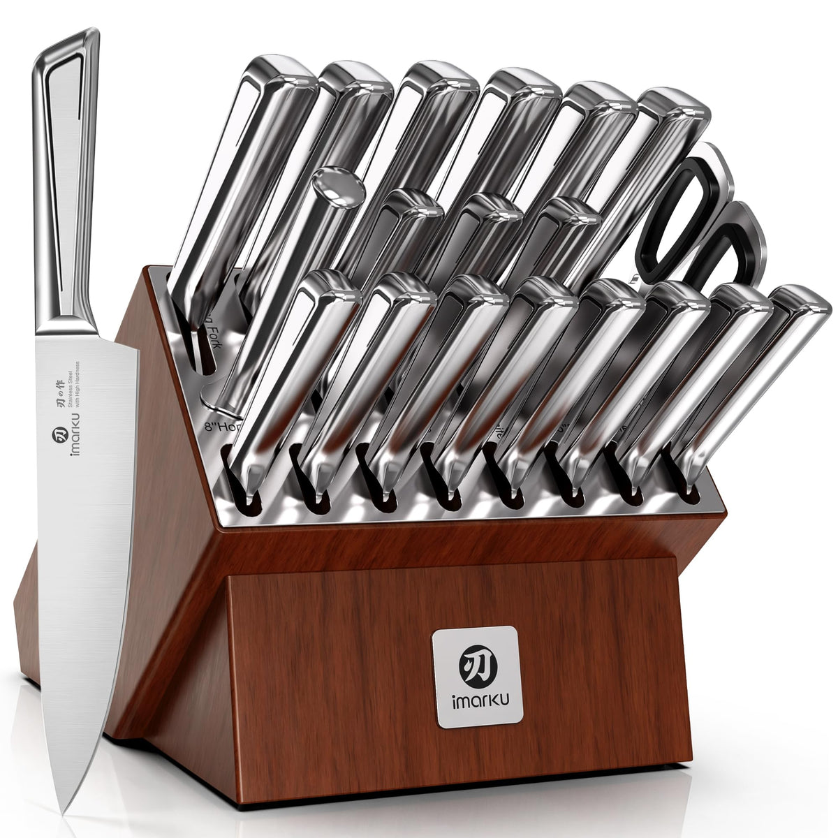 Imarku 14-Piece Japanese Gyutou Stainless Steel Kitchen Knife Set