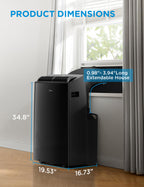 Midea Duo 14,000 BTU Portable Air Conditioner with Heat, Inverter Quiet