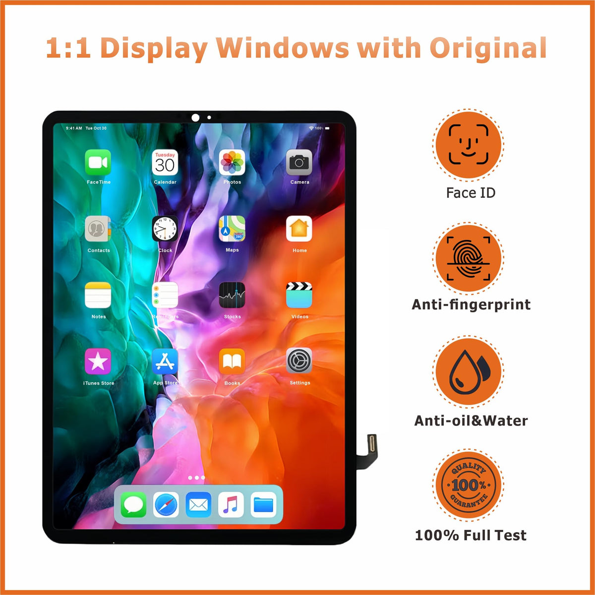 ZTR Screen Replacement for iPad Pro 11 1st Gen 2018/2nd Gen 2020 LCD Display Digitizer Touch Screen Assembly with Repair Tools (11 inch-A1980 A2013 A1934 A1979 A2068 A2230 A2228 A2231)