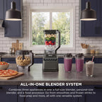 Ninja Kitchen System Pro+, 72oz Pitcher, 8-Cup, 1200W, Grey, BR601AMZ