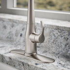 KOHLER Simplice Kitchen Sink Faucet w Pull Down Sprayer, Vibrant Stainless
