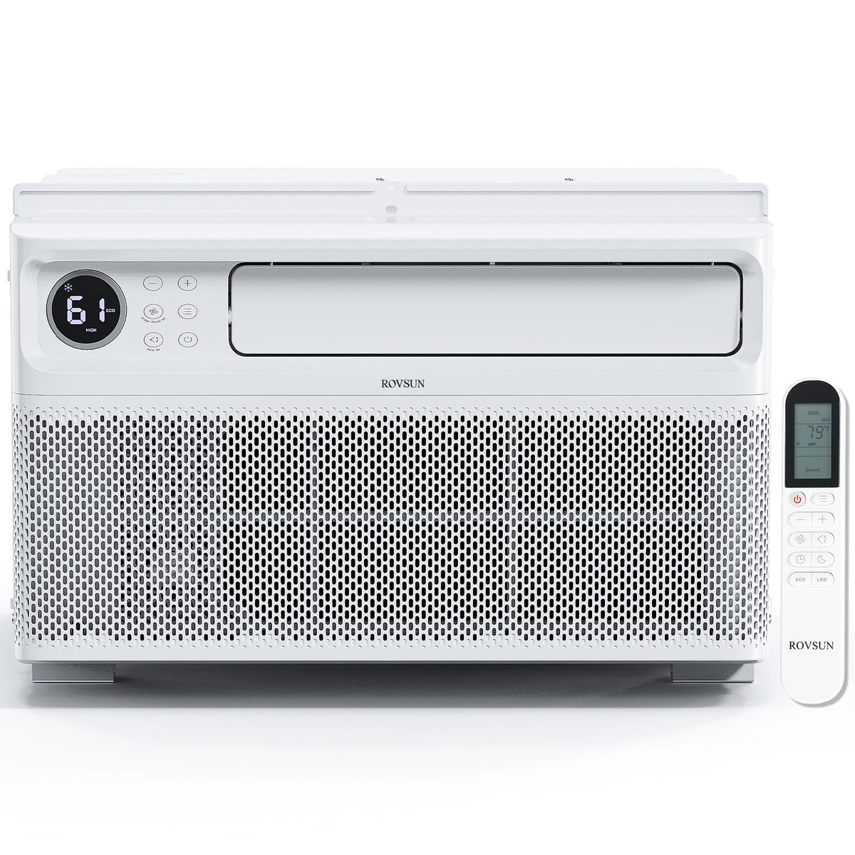 ROVSUN 8000 BTU Inverter Window Air Conditioner with Heat, Remote, 350 ft²