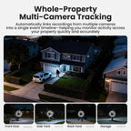 SOLIOM 4K Solar Security Cameras Wireless Outdoor System, 4-Cam Kit