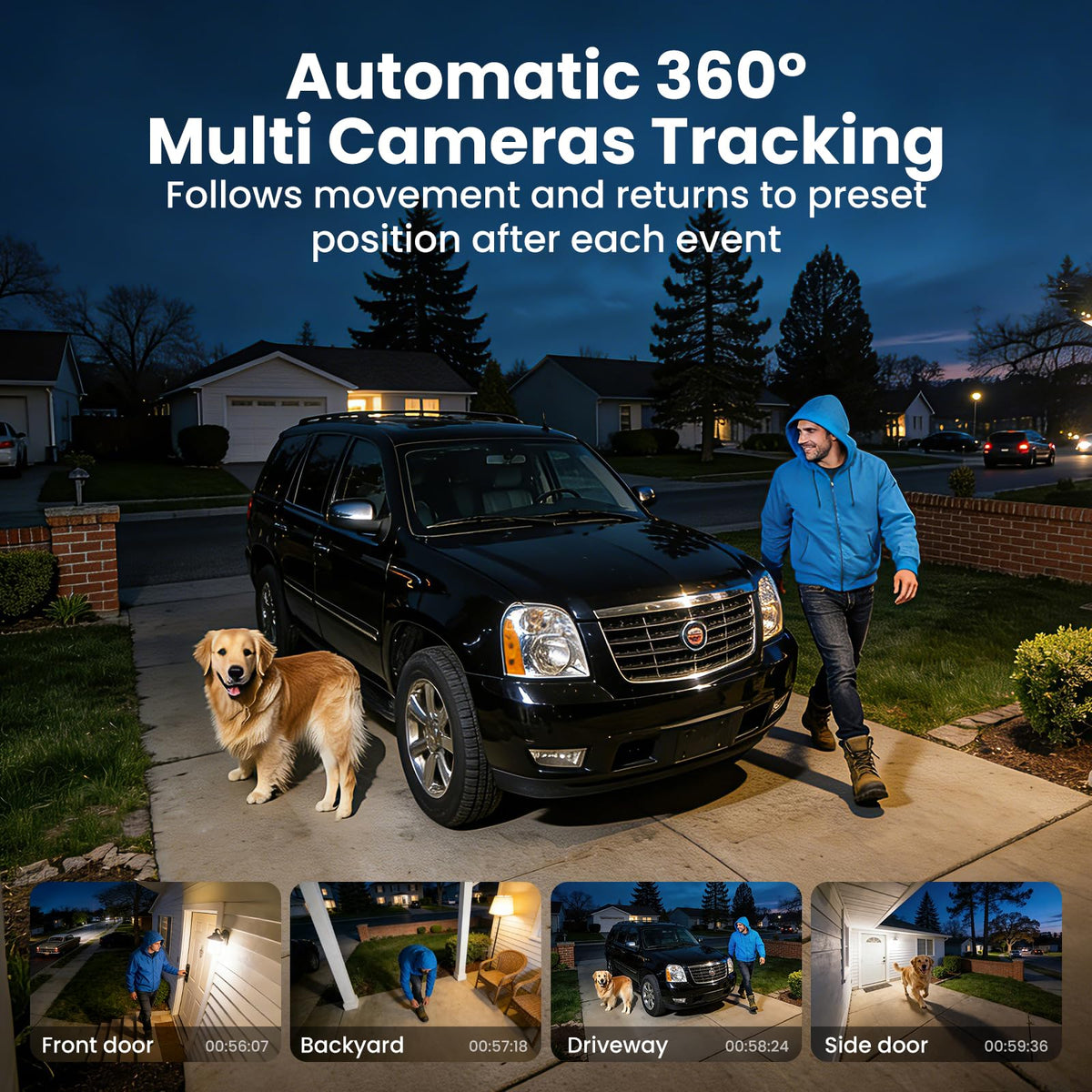 SOLIOM 5MP Security Cameras Wireless Outdoor, No Subscription, 2.4/5G WiFi