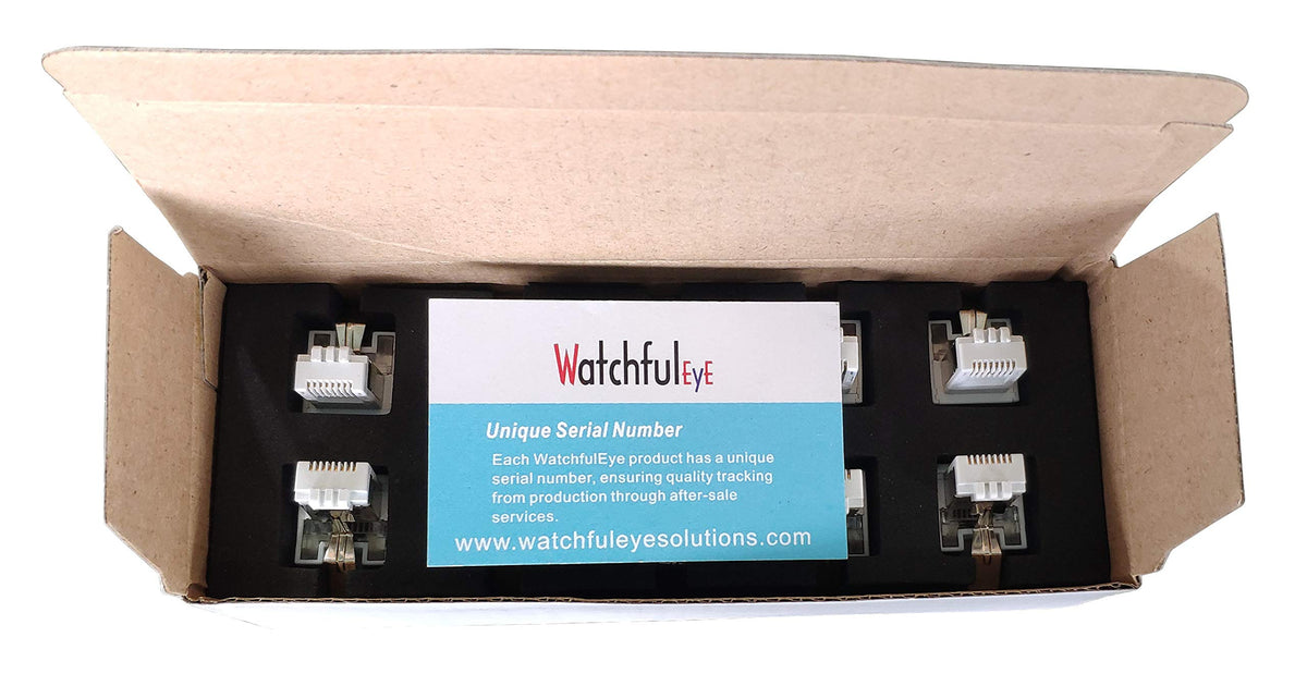 WTH-SG/RJ45-S x10pcs Direct in Line Plug-in Ethernet Surge Protector