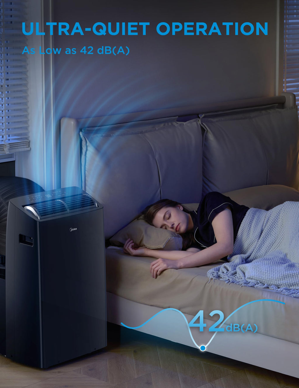 Midea Duo 14,000 BTU Portable Air Conditioner with Heat, Inverter Quiet