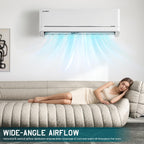 Albott 115V Mini Split Air Conditioner & Heat Pump, Wifi Enabled, 12000BTU