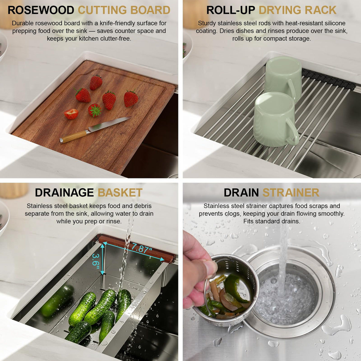 30 Inch Undermount Kitchen Sink Stainless Steel