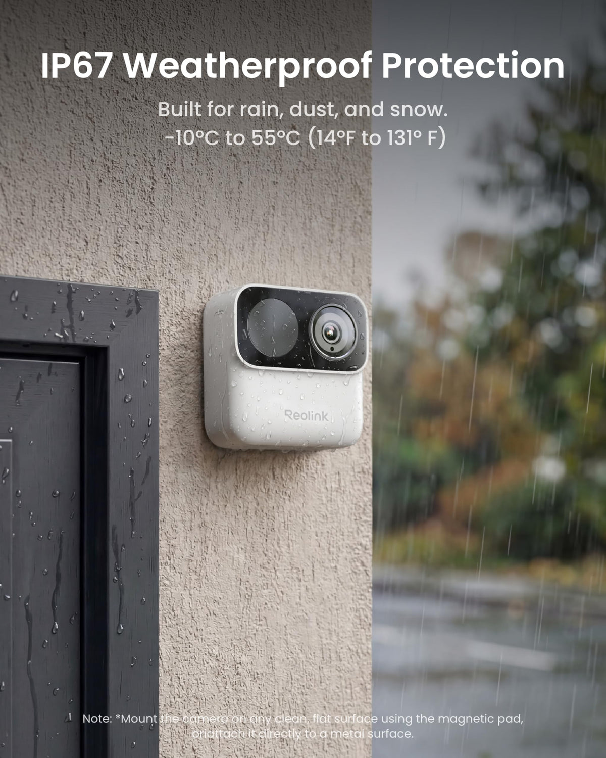 REOLINK Argus MagiCam Security Cameras Wireless Outdoor 1080p, 4 Cam Kit