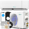 YITAHOME 12000 BTU Mini Split AC/Heating System, Ductless Mini Split Air Conditioner Heat Pump,115V 20 SEER2 Energy Efficient Inverter AC Unit,Wifi Enabled Compatible with Alexa for Apartment, Garage