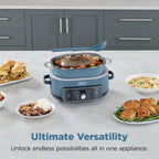 Ninja® PossibleCooker™ PRO Plus 9-in-1, 8.5-qt, Blue Macaron, MC2001