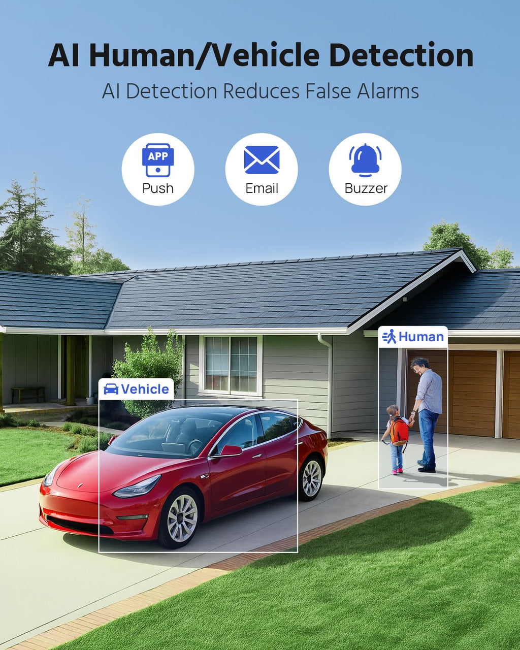 ANNKE 8CH 3K Two-Way Audio Analog Wired Security Camera System 1TB HDD