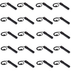 Amazon Basics 6-Outlet Surge Protector Power Strip with 200J Protection, Circuit Breaker, 2ft Extension Cord, Black, 20-Pack