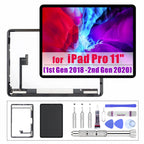 passonTR for iPad Pro 11 Inch 1st (2018)/2nd Gen (2020) LCD Touch Screen Replacement| Fits A1980 A2013 A1934 A1979 A2068 A2230 A2228 A2231 | Digitizer Assembly with Repair Kit