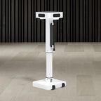 Luxor LuxPower Mobile AC and USB Charging Tower with 8 USB Charging Ports, 8 AC Outlets - White, 14" W x 14" D x 40" H