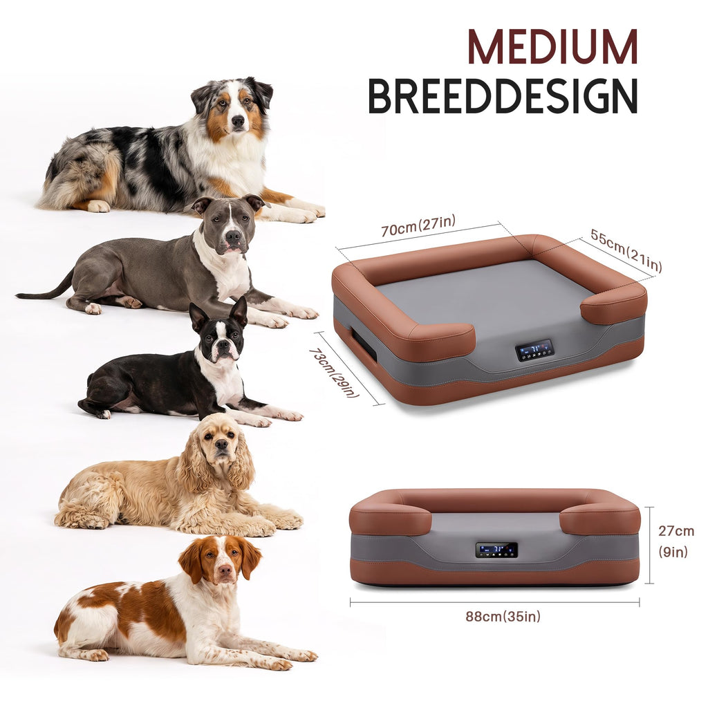 Smart Large Dog Bed, Cooling Heating Pet Sofa, Summer Winter Comfort