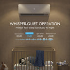 12000 BTU Mini Split AC/Heating System 115V 20 SEER2 Ductless