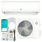 Garvee 11500 BTU Mini Split AC/Heating System, 115V WIFI Enabled Energy Efficient Mini Split Unit,Wall-Mounted Split Air Conditioner,Cools Up to 750 Sq.Ft, Heat Pump & Installation Kits