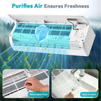 Mini Split AC/Heating System, 12000 BTU, 19 SEER2 115V/110V