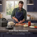 Ninja Kitchen System Pro+, 72oz Pitcher, 8-Cup, 1200W, Grey, BR601AMZ