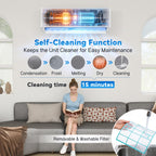 12,000 BTU Mini Split Air Conditioner and Heater, SEER2 18, 115V