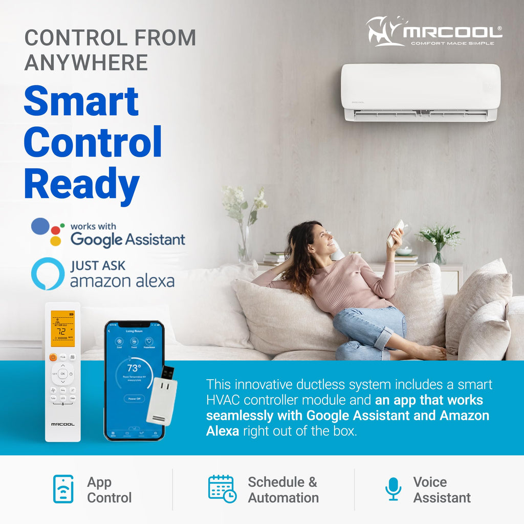 MRCOOL Easy Pro 12000 BTU Ductless Mini Split Air Conditioner Heat Pump