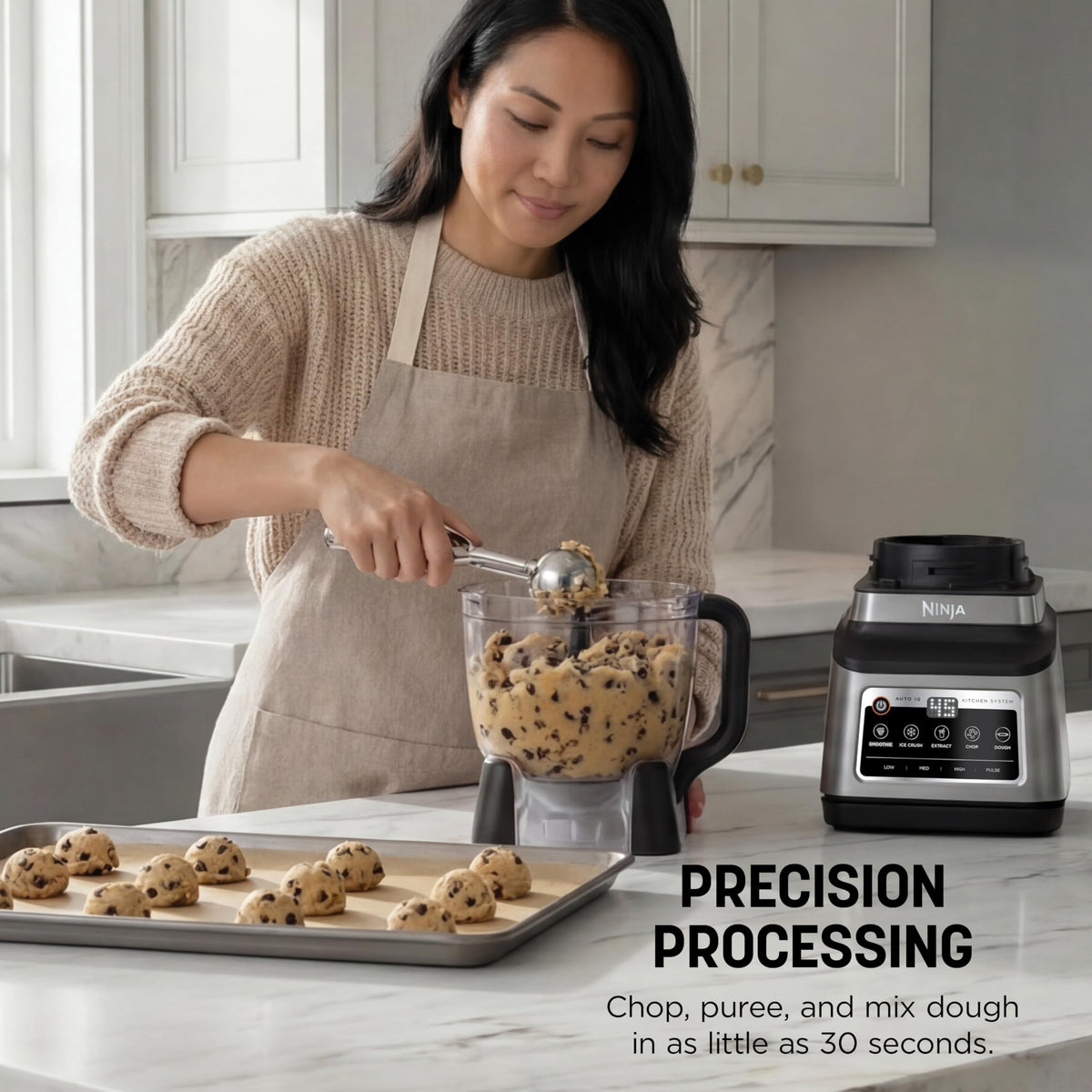 Ninja Professional Plus Kitchen System, 1400WP, Auto-iQ, Grey, BN801