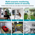5MP Wireless Security Camera System, Wired Plug-in Powered, 1TB HDD