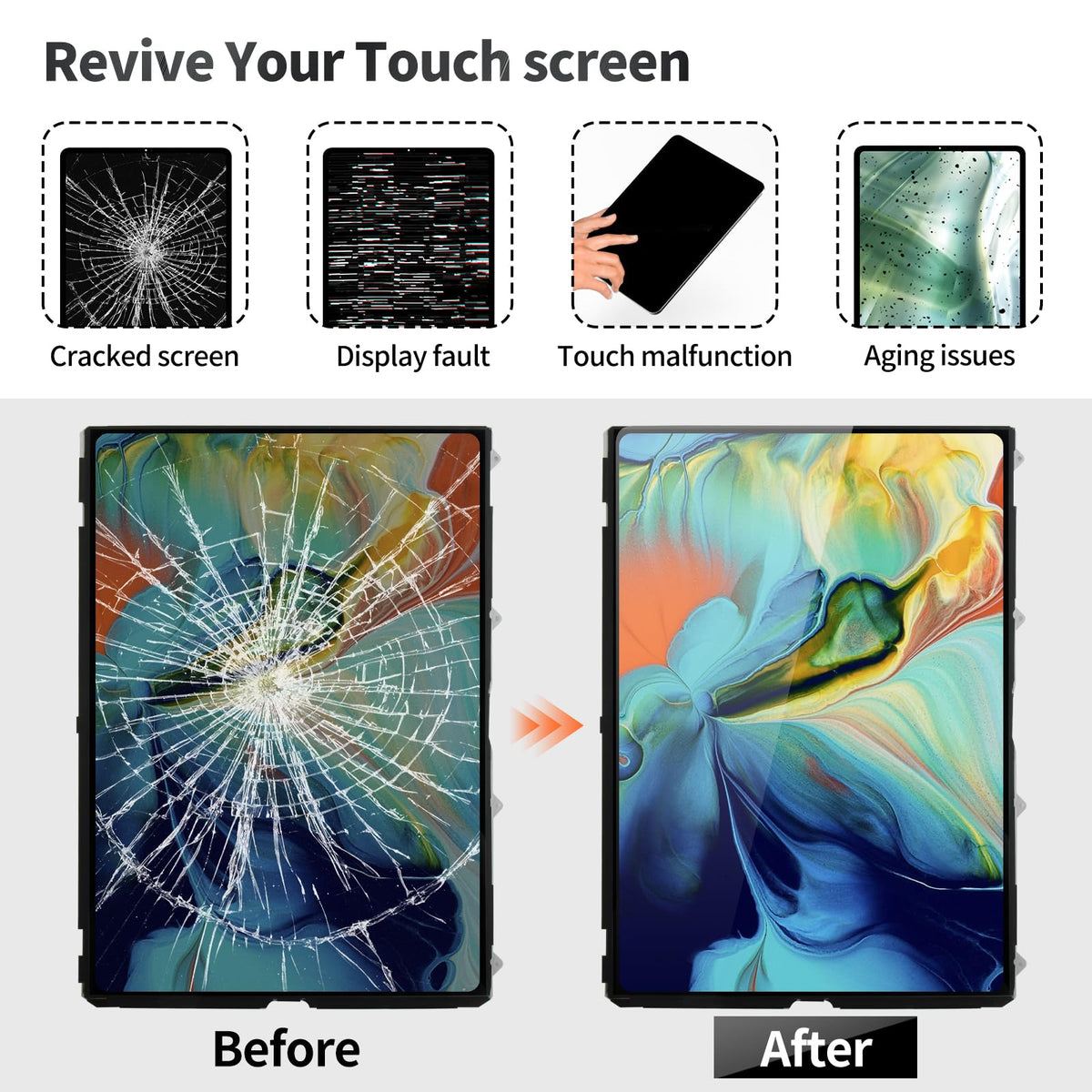 for iPad 11th Generation 2025 Screen Replacement for iPad 11 Display LCD for iPad A3355 LCD Screen Replacement A3356 A3354 11" A16 (Without Digitizer)