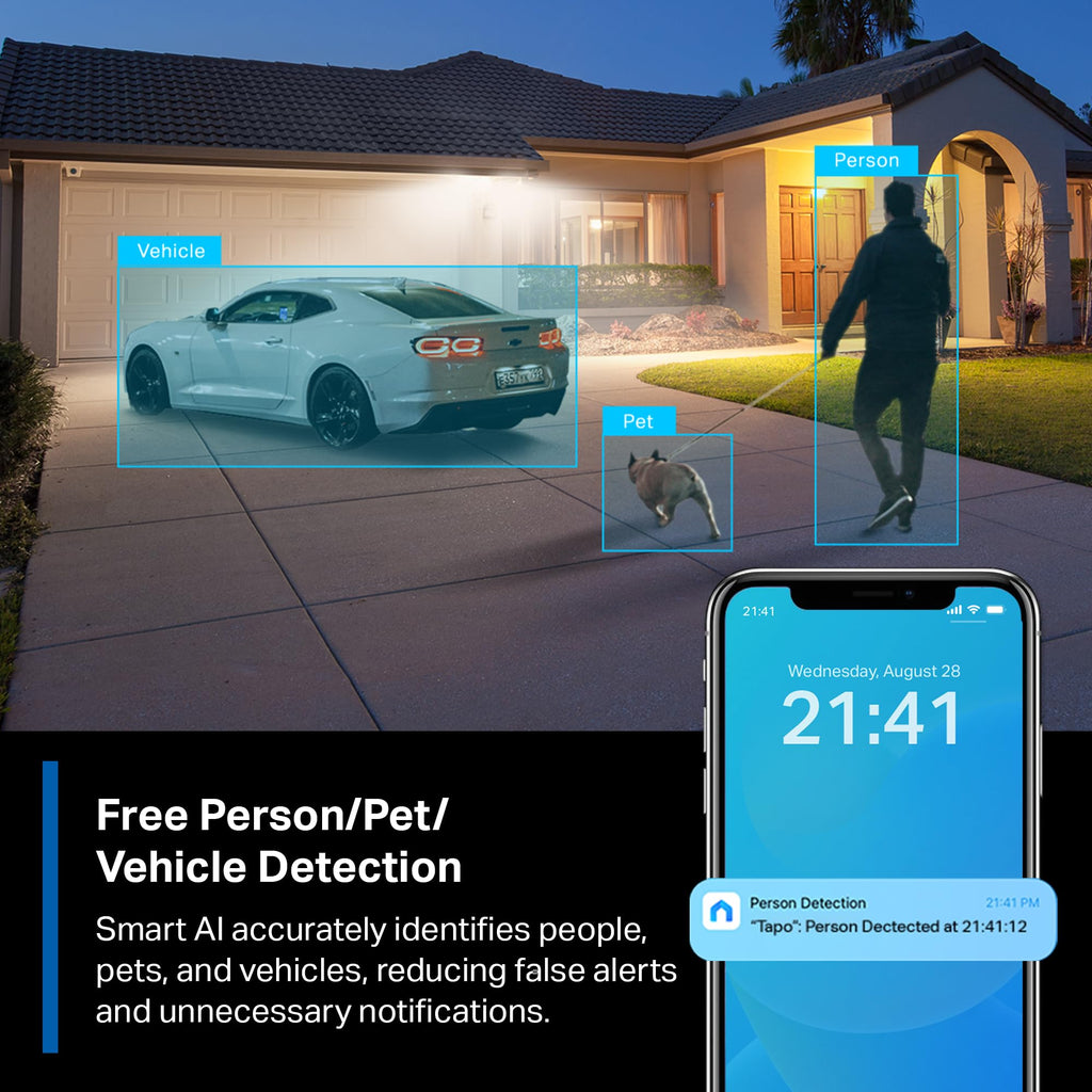 Tapo MagCam 2K+ Security Camera Wireless Outdoor, Battery, C425(2-Pack)