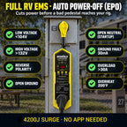 RVShield 30 Amp RV EMS Surge Protector & Power Manager, 9 Codes