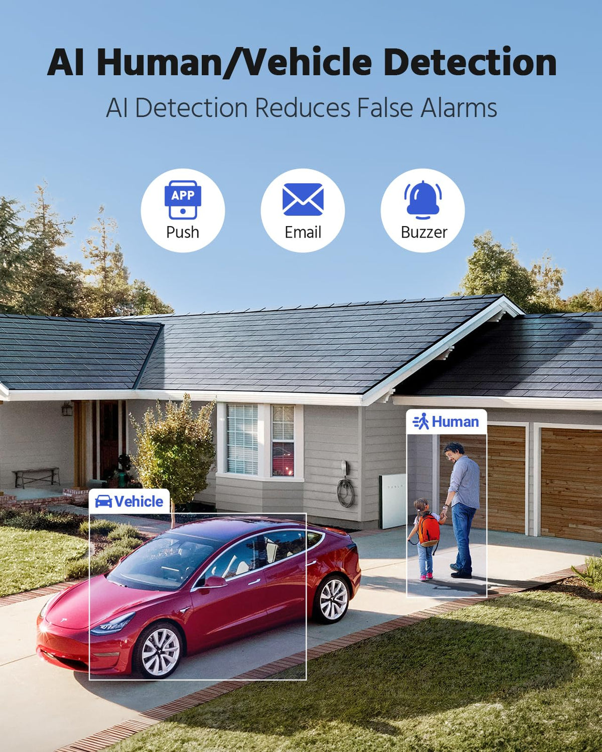 ANNKE 8CH 2MP Two-Way Audio Analog Wired Security Camera System, 2TB HDD