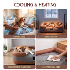 Smart Large Dog Bed, Cooling Heating Pet Sofa, Summer Winter Comfort