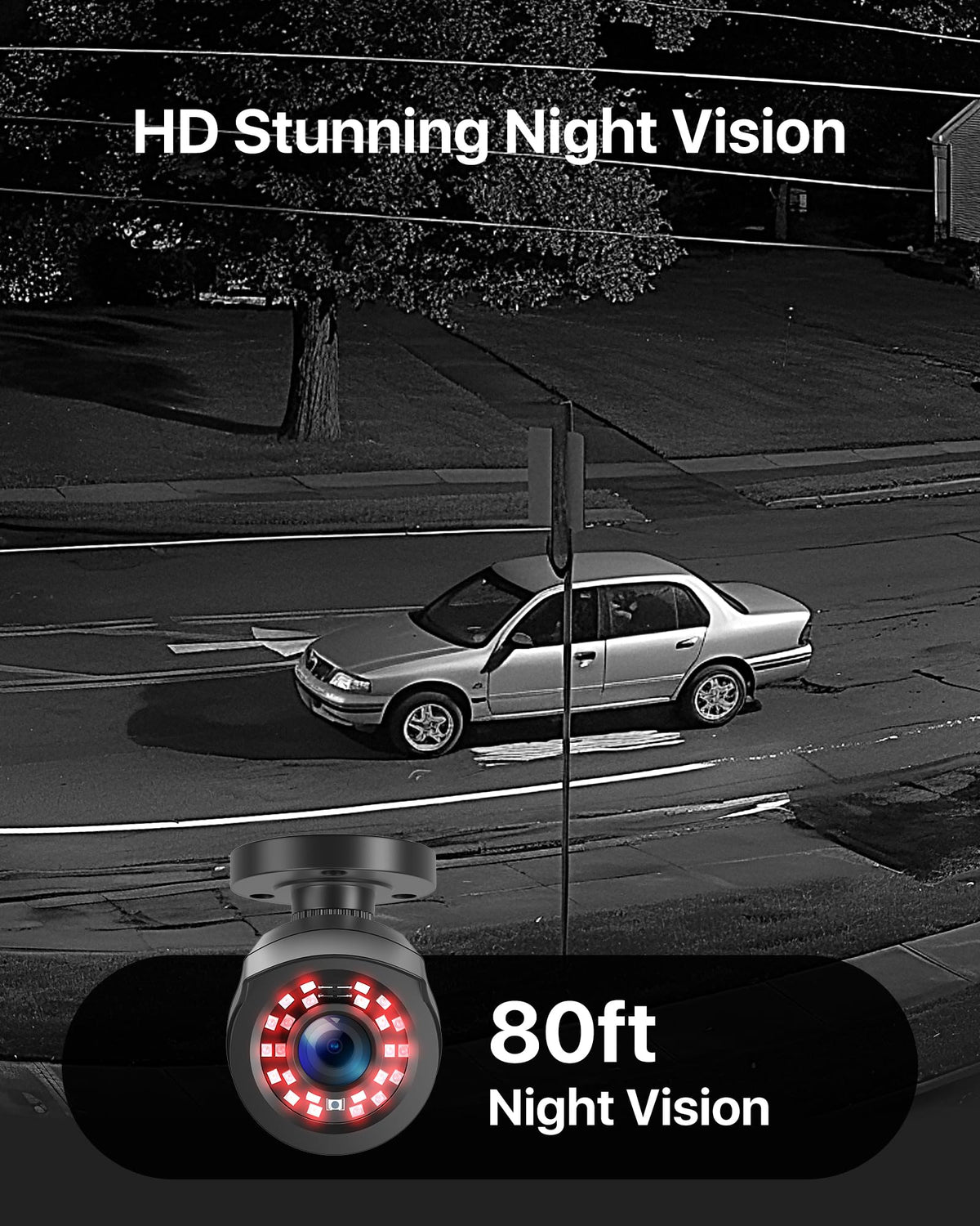 ZOSI 3K Lite 8CH Home Security Camera System Outdoor,8Channel CCTV DVR,8pcs 1080p Weatherproof Surveillance Bullet Dome Cameras,Night Vision,AI Human/Vehicle Detection,Remote Access(No Hard Drive)