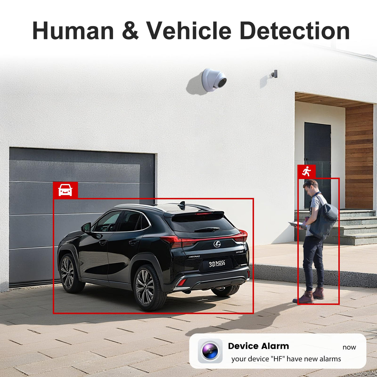 Anpviz 8CH 4K PoE Security Camera System, 6pcs 8MP Wired PoE IP Cameras