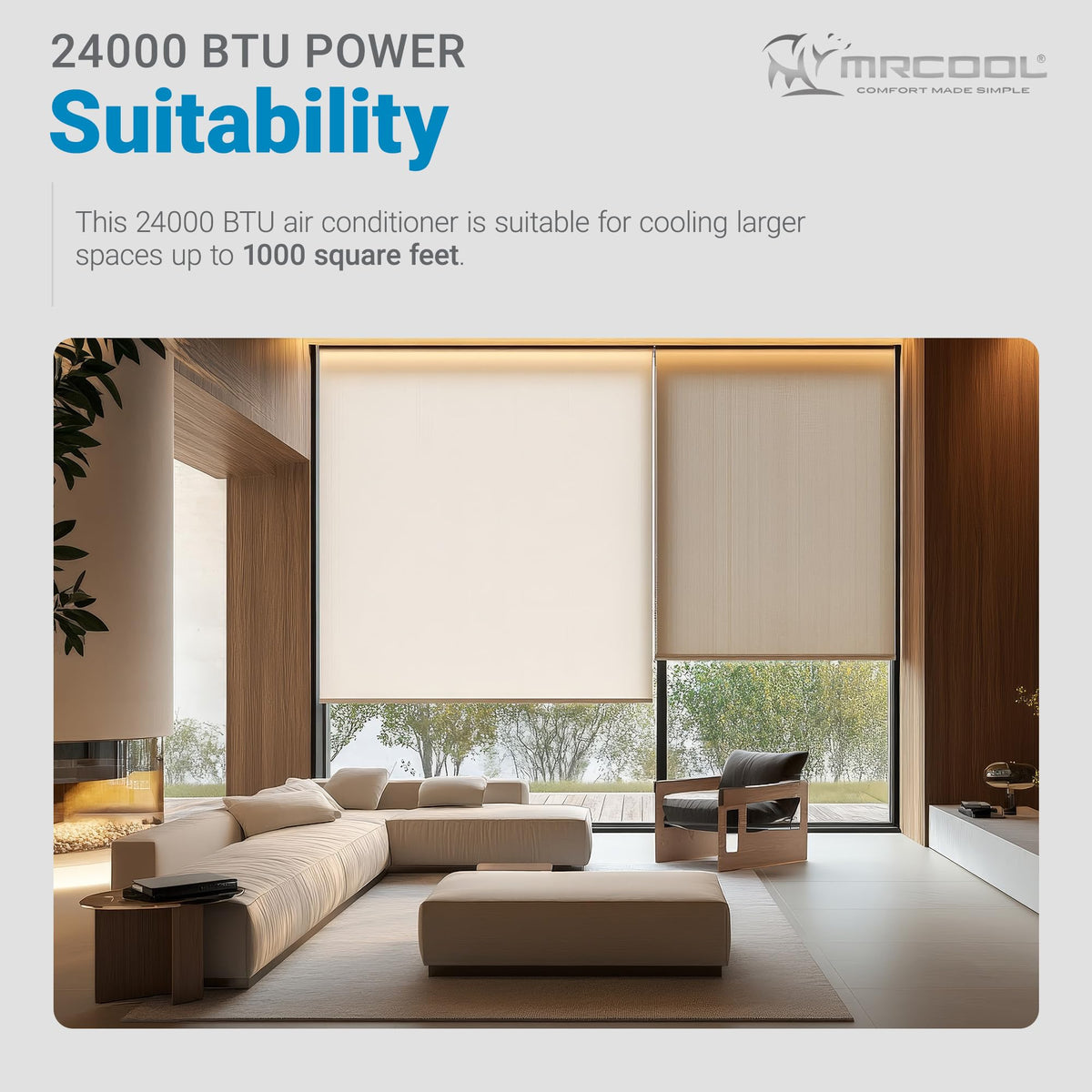 MRCOOL 24000 BTU 230V Ductless Inverter Mini Split Air Conditioner & Heat Pump System, Advantage Series - Wall-Mounted AC Unit w/Heating and Cooling for Home, Office & Commercial Space