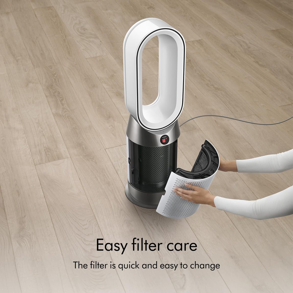 Dyson Purifier Hot+Cool Gen1 HP10 - HEPA Air Purifier, Fan & Heater, 350° Oscillation, 10 Levels, bladeless (White)