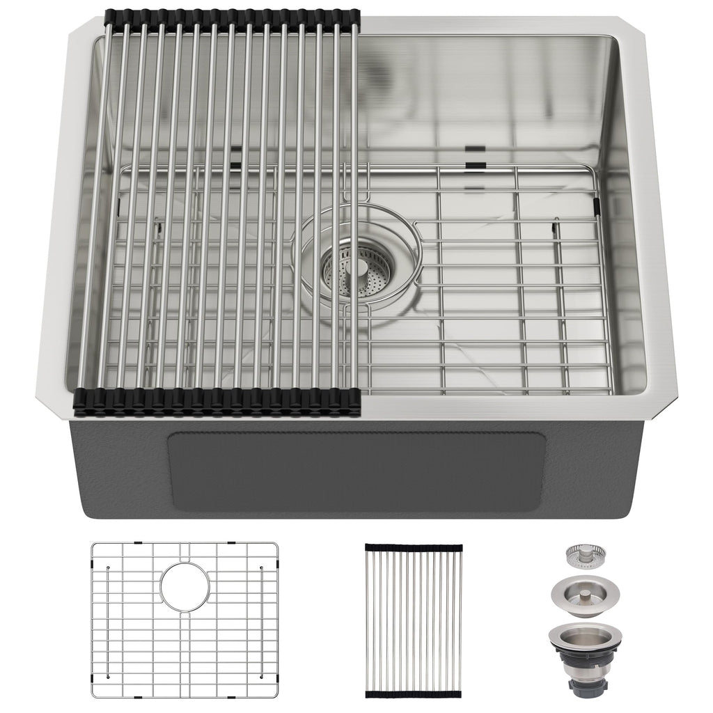 30 Inch Undermount Kitchen Sink Workstation Stainless Steel