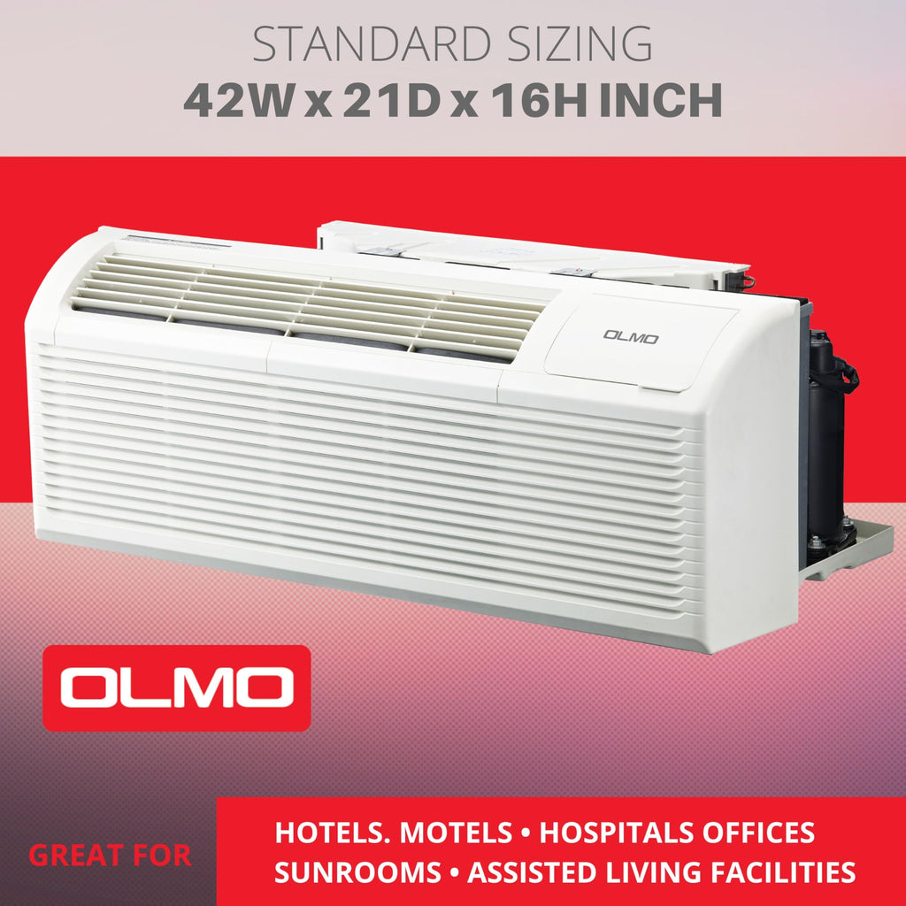 OLMO 12,000 BTU PTAC with Heating & Wireless Smart Kit
