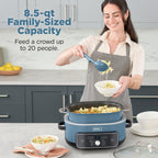 Ninja® PossibleCooker™ PRO Plus 9-in-1, 8.5-qt, Blue Macaron, MC2001