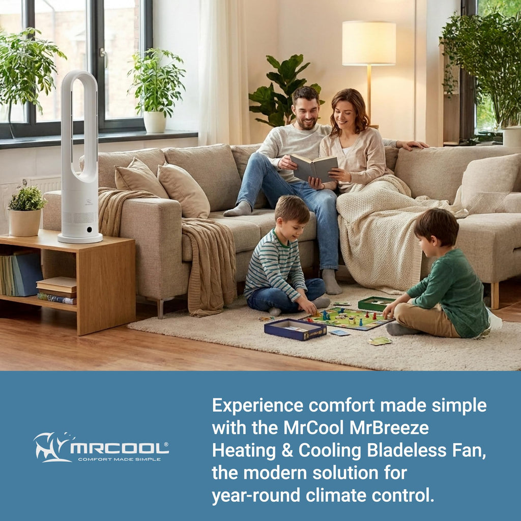 MRCOOL MrBreeze 4K BTU Bladeless Heating & Cooling Tower Fan