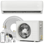 Mountman 12000 BTU Mini Split AC/Heating System,19 SEER2 110/120V Energy Efficient Ductless Inverter System,Cools Up to 750 Sq.Ft with Pre-Charged Condenser,Heat Pump & Installation Kits