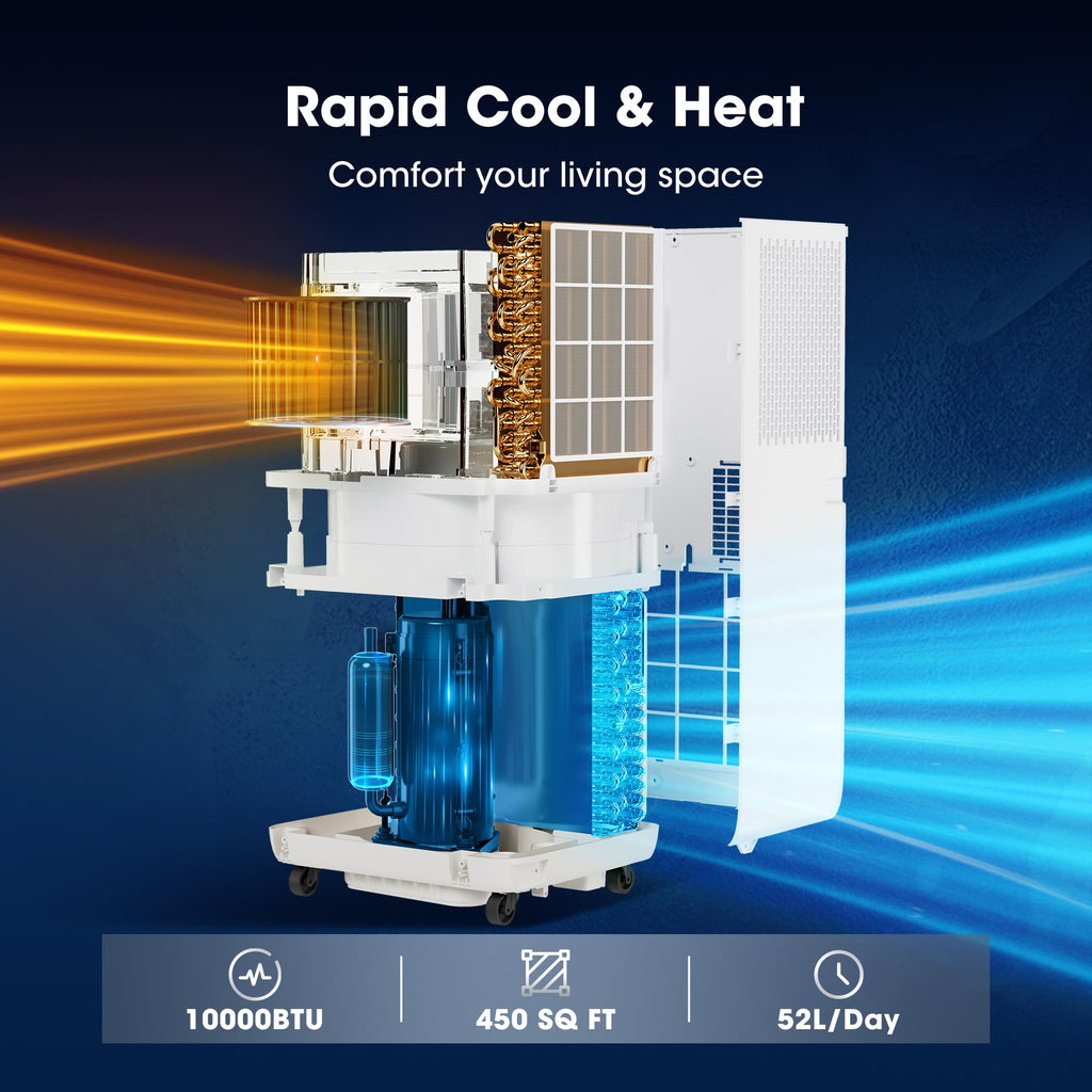 Portable Air Conditioner 10000 BTU, Smart Portable AC Unit with App Control