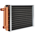 14 * 16 Water to Air Heat Exchanger, Copper Ports for Outdoor Wood Furnace